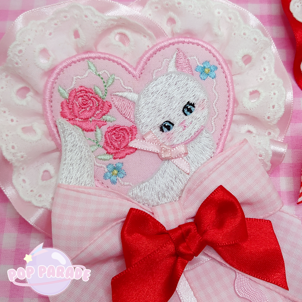 Cat Valentine ♡ Rosette 2Way Brooch (Pink)