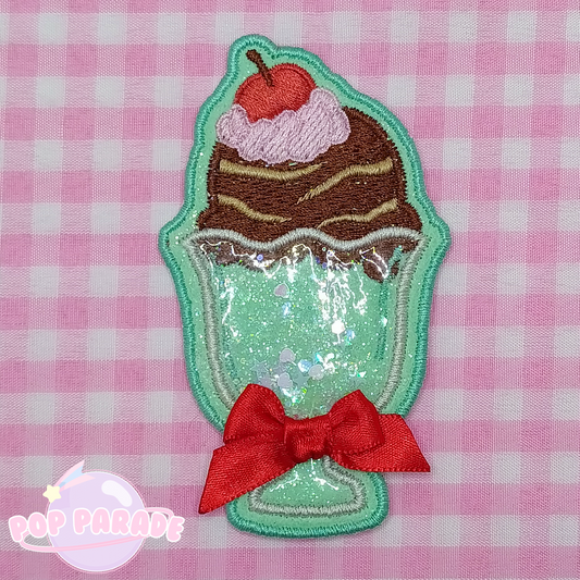 Sparkle Soda ♡ Hair Clip (Mint) #1