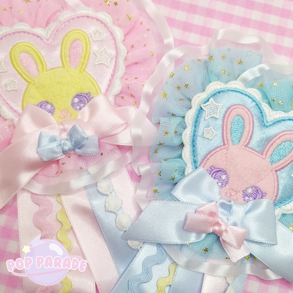 Happy Bunny ♡ Rosette 2Way Brooch (Sax)