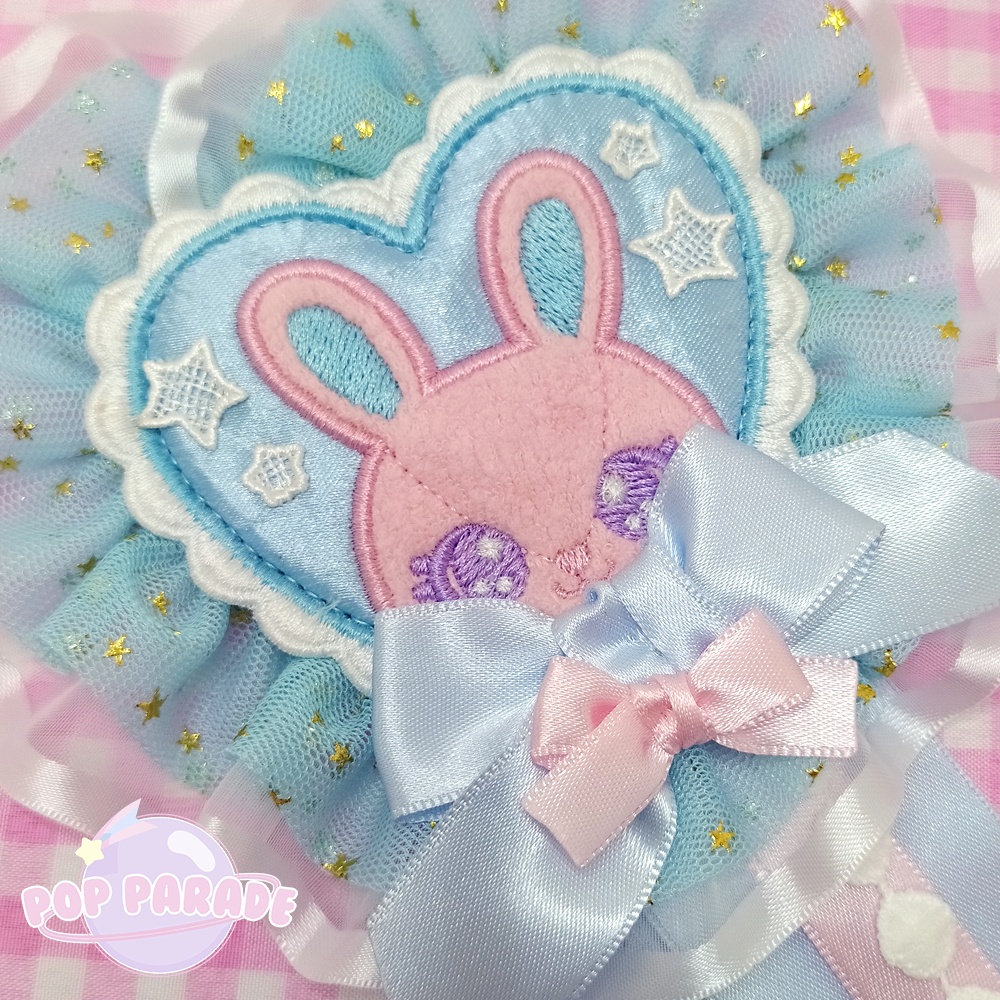 Happy Bunny ♡ Rosette 2Way Brooch (Sax)