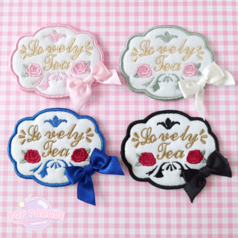 Lovely Tea Applique ♡ Hair Clip - ☆ POP PARADE ☆