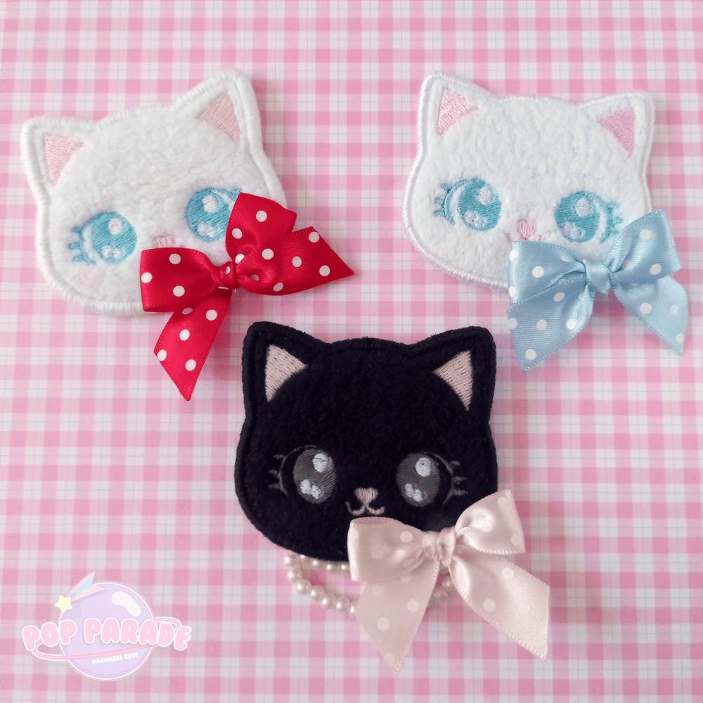 Vanilla Cat ♡ Hair Clip - ☆ POP PARADE ☆