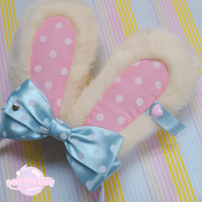 Cute Bunny Ears Headband - Yellow x Pink - ☆ POP PARADE ☆