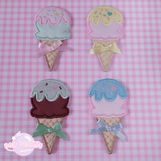 Ice Cream Cone ♡ Hair Clip - ☆ POP PARADE ☆