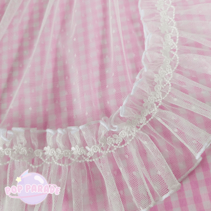 Dot Tulle Apron ♡ White - ☆ POP PARADE ☆