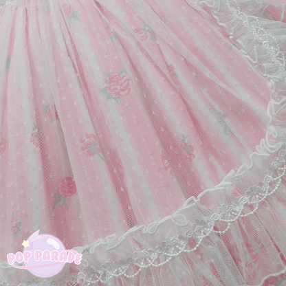 Dot Tulle Apron ♡ White - ☆ POP PARADE ☆