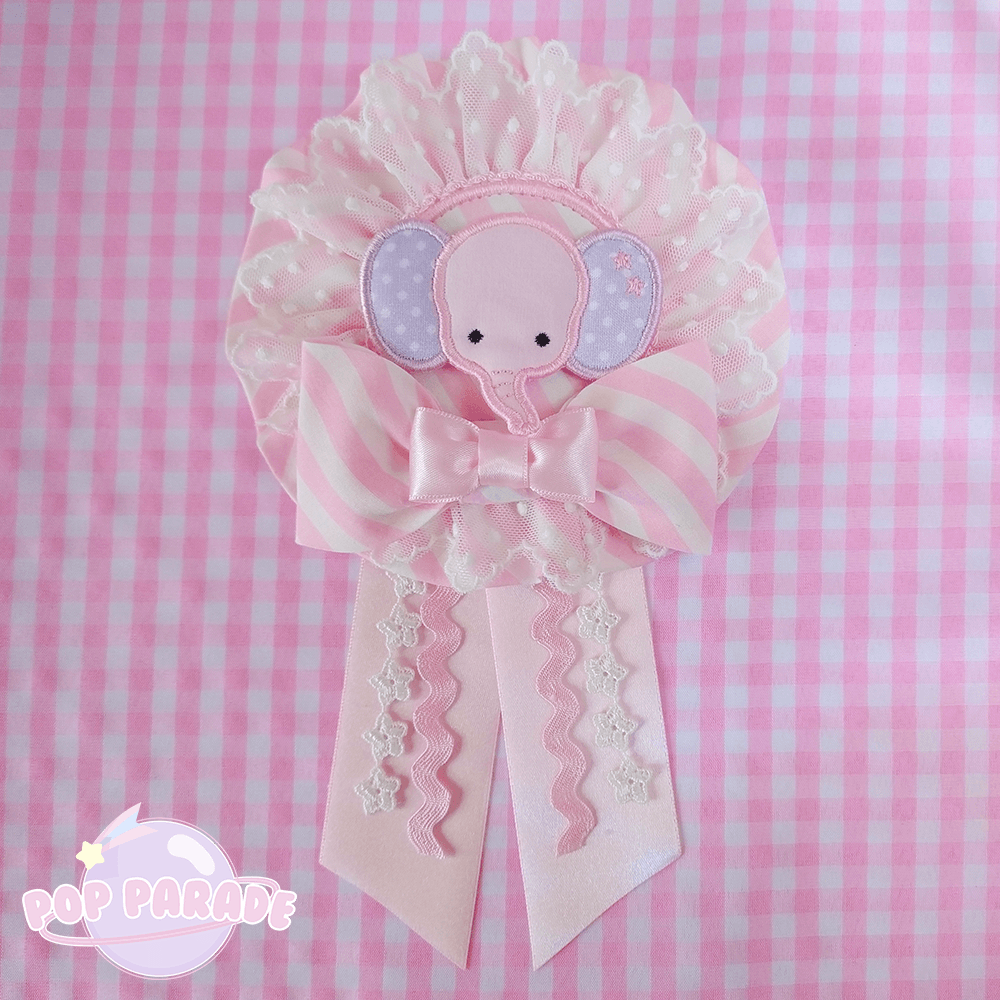 Fantasy Elephant ♡ Rosette 2Way Brooch - ☆ POP PARADE ☆