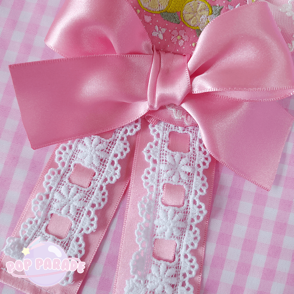 Fresh Lemon ♡ Rosette 2Way Brooch (Pink) - ☆ POP PARADE ☆