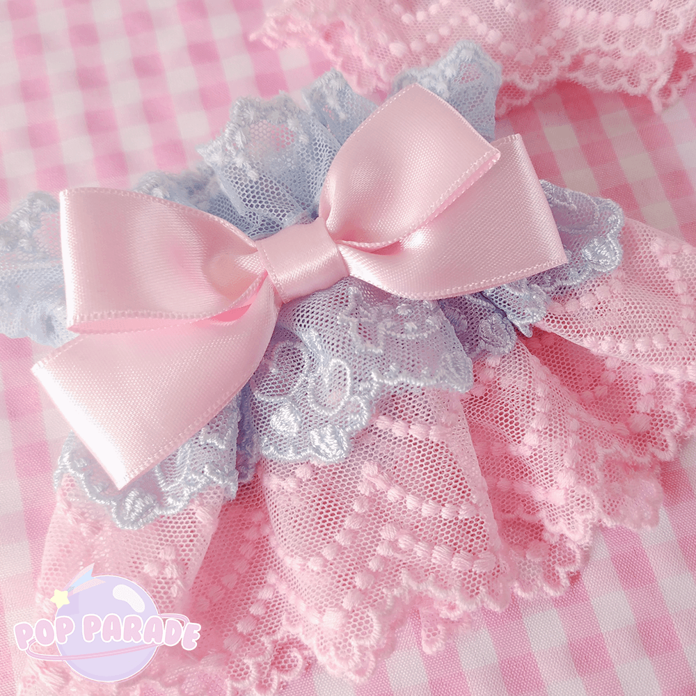 BonBon ♡ Wristcuffs (Pink x Sax) - ☆ POP PARADE ☆