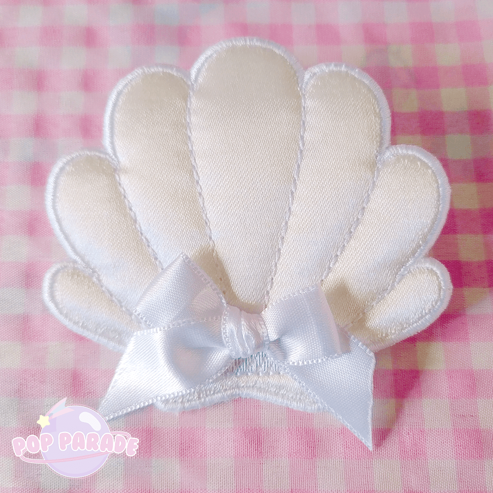 SeaShell ♡ Hair Clip (Satin) - ☆ POP PARADE ☆