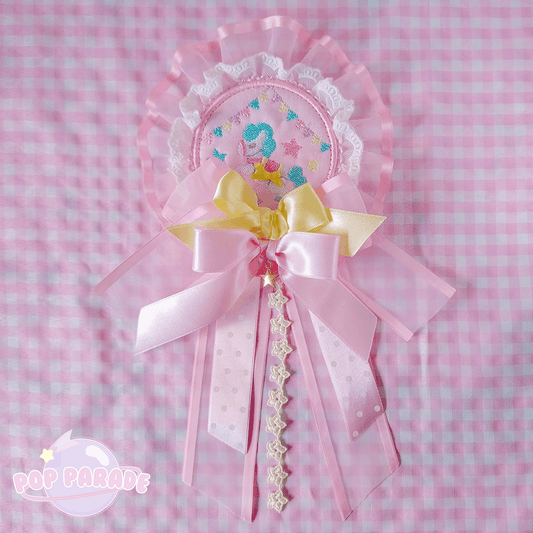 Sugary Pony ♡ Rosette 2Way Brooch (Pink) - ☆ POP PARADE ☆