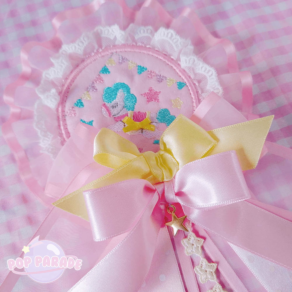 Sugary Pony ♡ Rosette 2Way Brooch (Pink) - ☆ POP PARADE ☆