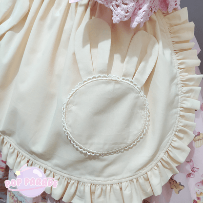 Bunny Pocket Apron ♡ Ivory - ☆ POP PARADE ☆