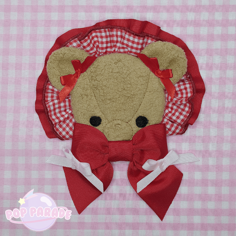 Teddy Bear ♡ Rosette (Red) - ☆ POP PARADE ☆