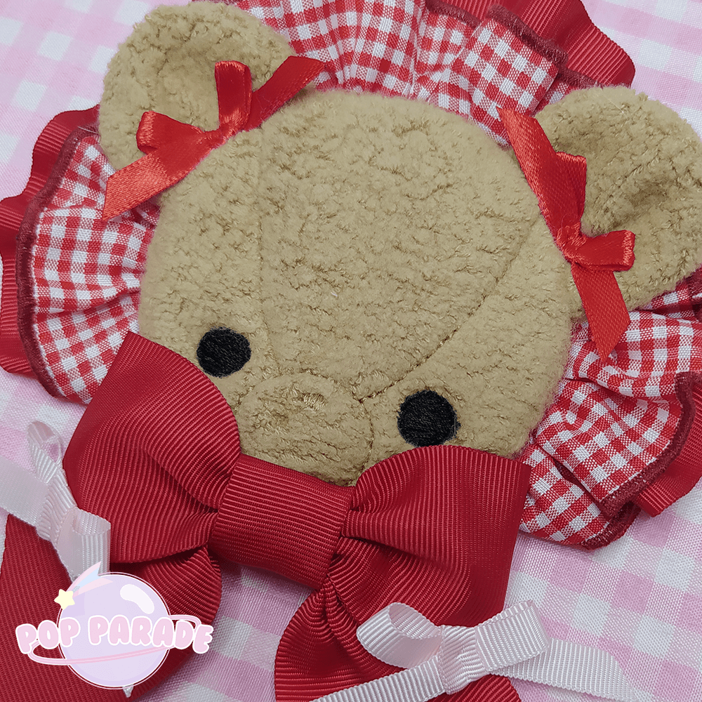 Teddy Bear ♡ Rosette (Red) - ☆ POP PARADE ☆