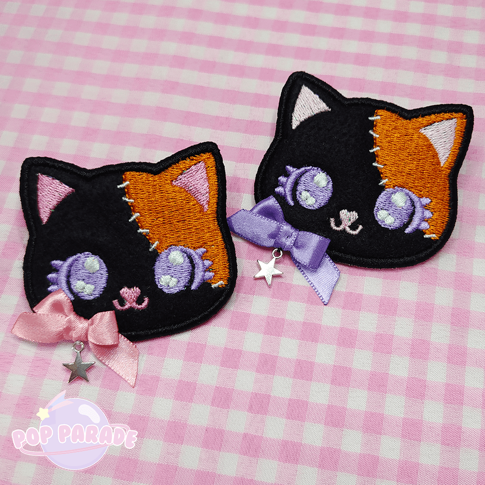 Halloween Vanilla Cat ♡ Hair Clip - ☆ POP PARADE ☆